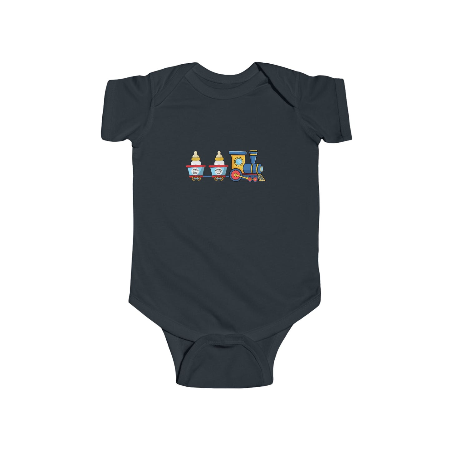 Baby Train Bodysuit - Infant Onesie